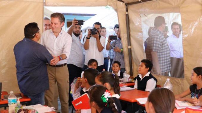A toda velocidad, reconstrucción de escuelas en Morelos: Nuño. Noticias en tiempo real