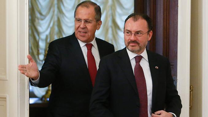 Lavrov y Videgaray niegan intervención de Rusia en elección 2018. Noticias en tiempo real