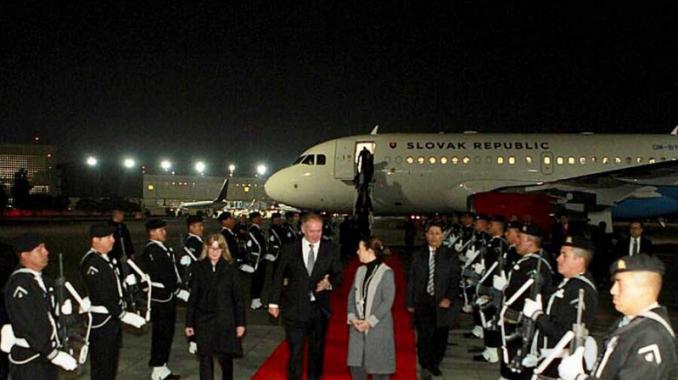 Por primera vez un Presidente de República Eslovaca visita México. Noticias en tiempo real