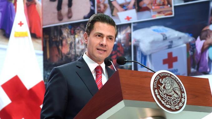 Peña Nieto resalta labor altruista y solidaria de la Cruz Roja. Noticias en tiempo real