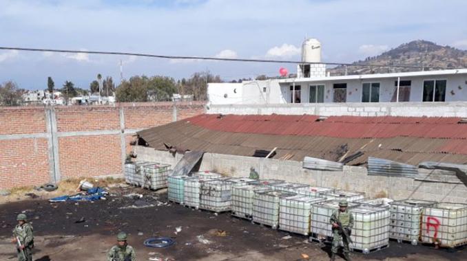 Desmantelan bodega huachicol en Puebla . Noticias en tiempo real