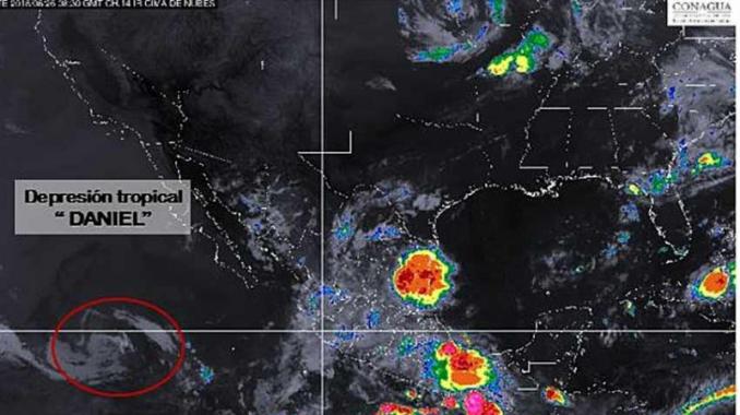 Se debilita la depresión tropical ‘Daniel’ en el Pacífico. Noticias en tiempo real