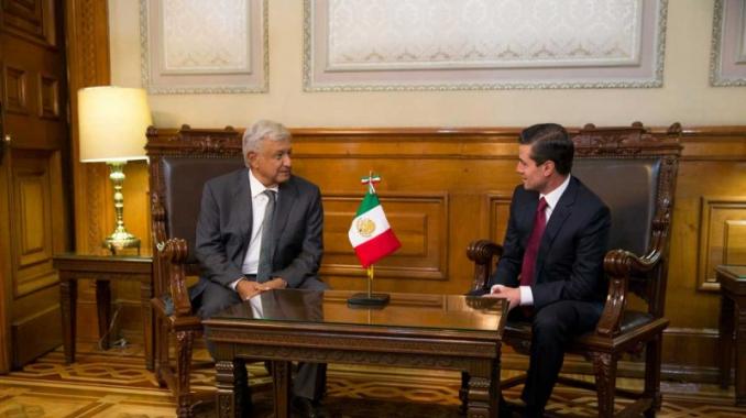 Peña Nieto ofrece a AMLO transición ordenada y eficiente. Noticias en tiempo real