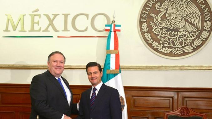 Peña Nieto urge a Pompeo rápida reunificación de familias migrantes. Noticias en tiempo real