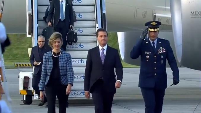 Peña Nieto llega a Colombia para toma de posesión de Iván Duque. Noticias en tiempo real