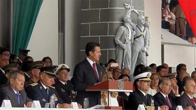 Ley de Seguridad Interior debe continuar: Peña Nieto. Noticias en tiempo real