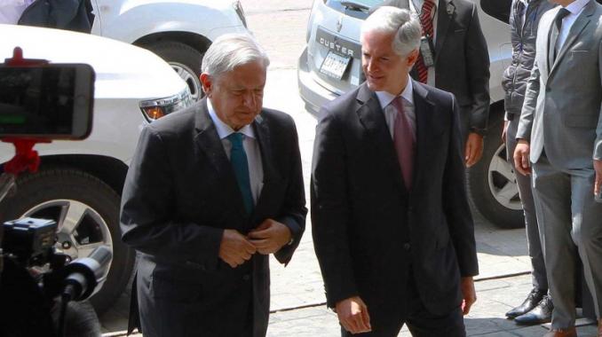 Se reúnen López Obrador y Del Mazo, en Toluca. Noticias en tiempo real