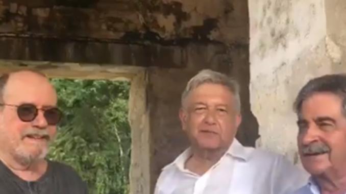 López Obrador se carga de energía en Palenque. Noticias en tiempo real