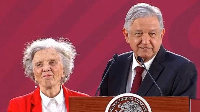 Poniatowska, la que más defiende al pueblo raso: López Obrador. Noticias en tiempo real