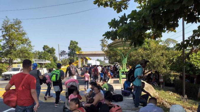 Ingresan cerca de 3 mil migrantes a México por Chiapas. Noticias en tiempo real