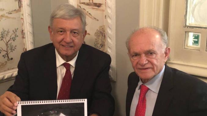 Andrés Manuel López Obrador se reúne con Alfredo Harp. Noticias en tiempo real