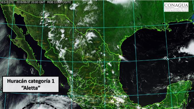 Aletta cerca de México, primer huracán de la temporada del Pacífico. Noticias en tiempo real