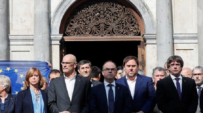 Prisión para exvicepresidente catalán y 7 miembros del Gobierno. Noticias en tiempo real
