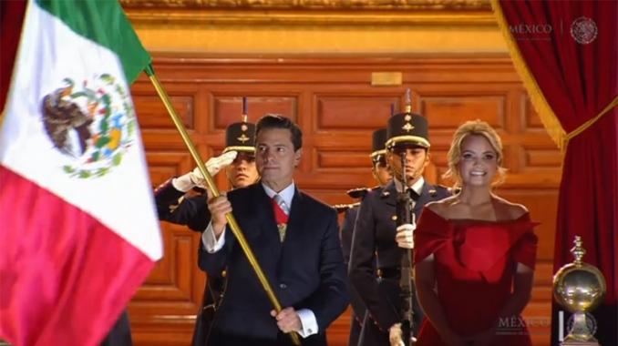 ¡Viva México! Peña Nieto dio su último Grito de Independencia. Noticias en tiempo real