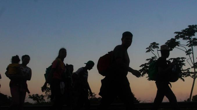 Llegan primeros migrantes a frontera México-Guatemala. Noticias en tiempo real